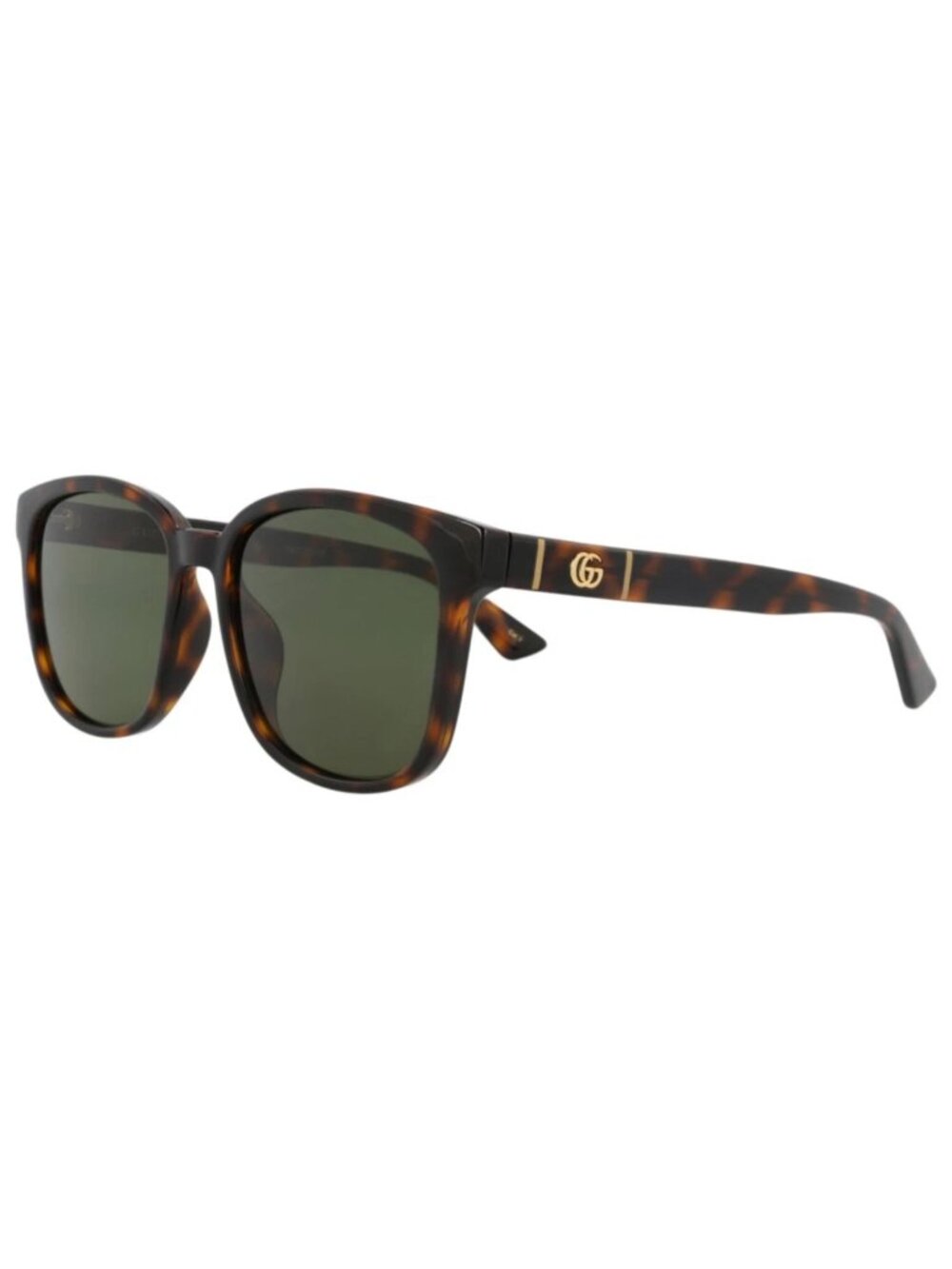 New Gucci Women's Sunglasses Square Rectangle Injection Frame Mens Havana Havana